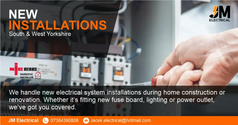New installations by JM Electrical