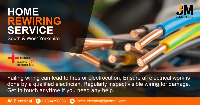 Home rewiring by JM Electrical